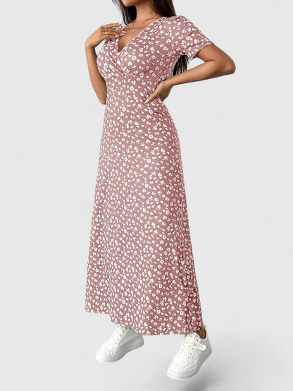 Calanthe | Elegant Floral Maxi Dress