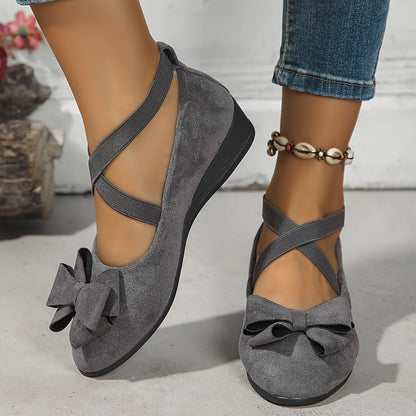 Calantha | Elegant Suede Sophisticated Flats