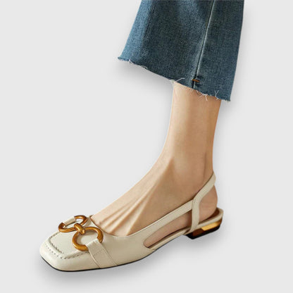 Calantha | Elegant Navy Suede Comfortable Sandals