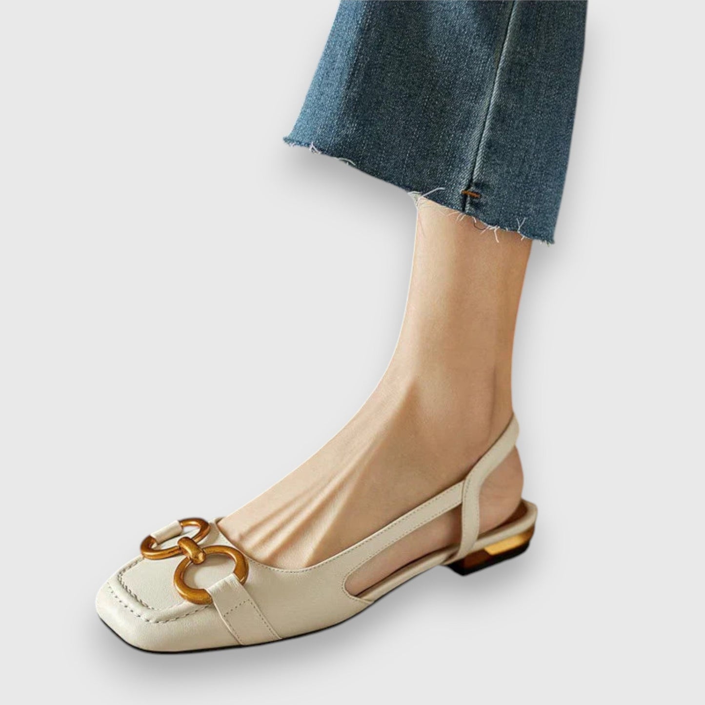 Calista | Elegant Navy Suede Comfortable Sandals