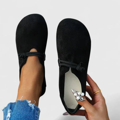 Calantha | Beige Suede Orthopedic Loafers