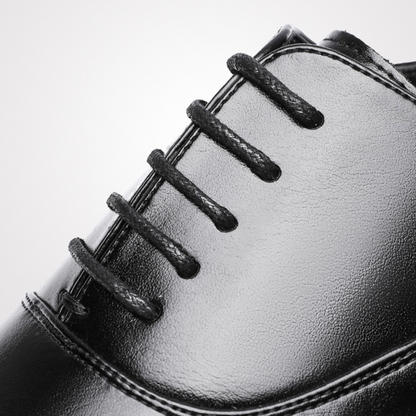 Benedict | Sleek Black Classic Leather Shoes