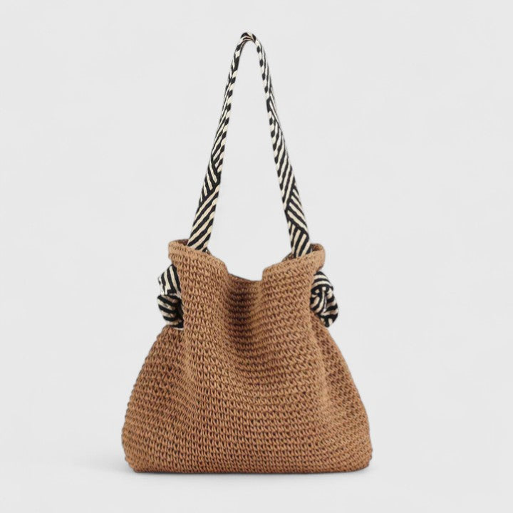 Women’s Bohemian Everyday Shoulder Style Woven Straw Bag