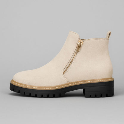 Calantha | Grey Suede Orthopedic Boots