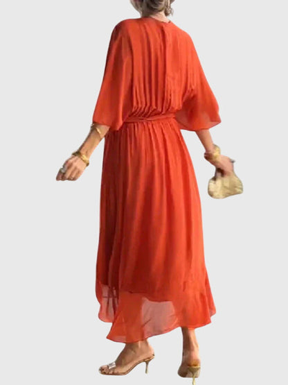 Olive Elegant Maxi Dress