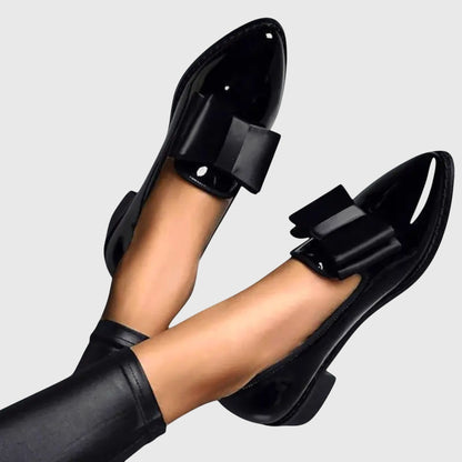 Calista | Burgundy Patent Leather Orthopedic Loafers