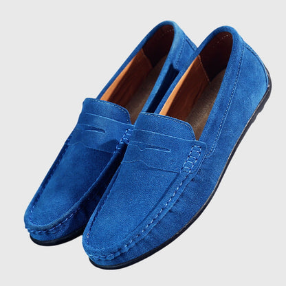 Calantha | Burgundy Suede Orthopedic Loafers