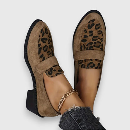 Calantha | Tan Suede Loafers