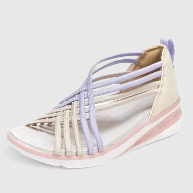 Calantha | Beige Strappy Orthopedic Sandals