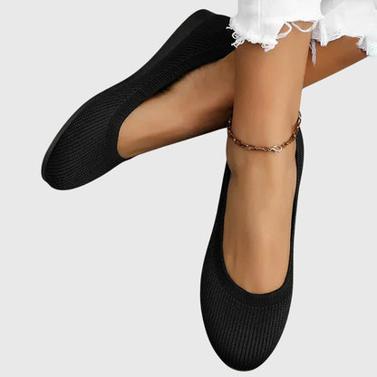 Aurora | Black Knit Anti-Slip Breathable Shoes