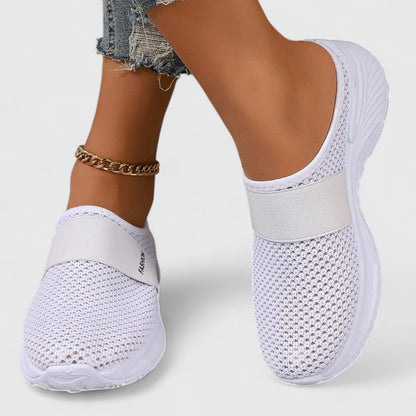 Calista | Beige Elastic Orthopedic Shoes