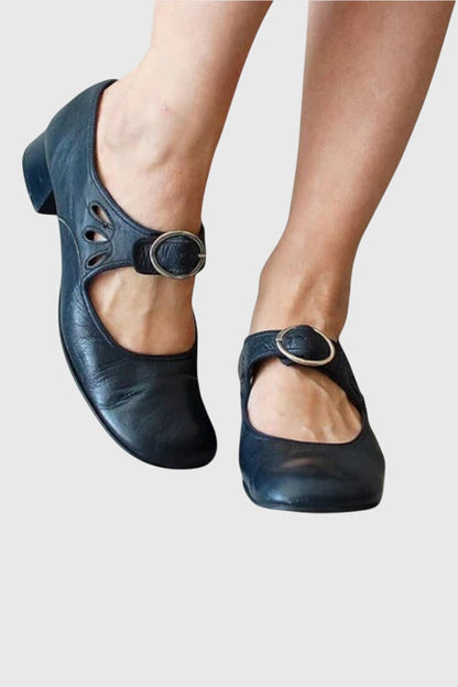 Burgundy Cutout Orthopedic Sandals