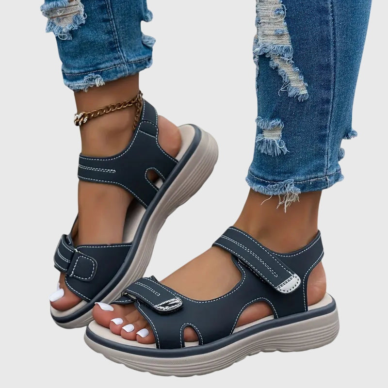 Alethea | Brown Comfortable Orthopedic Sandals