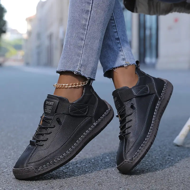 Kaida | Beige Suede Orthopedic Sneakers