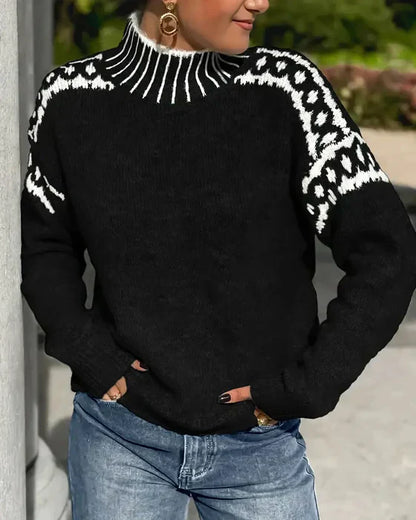 Astrid | Grey Elegant Knit Sweater