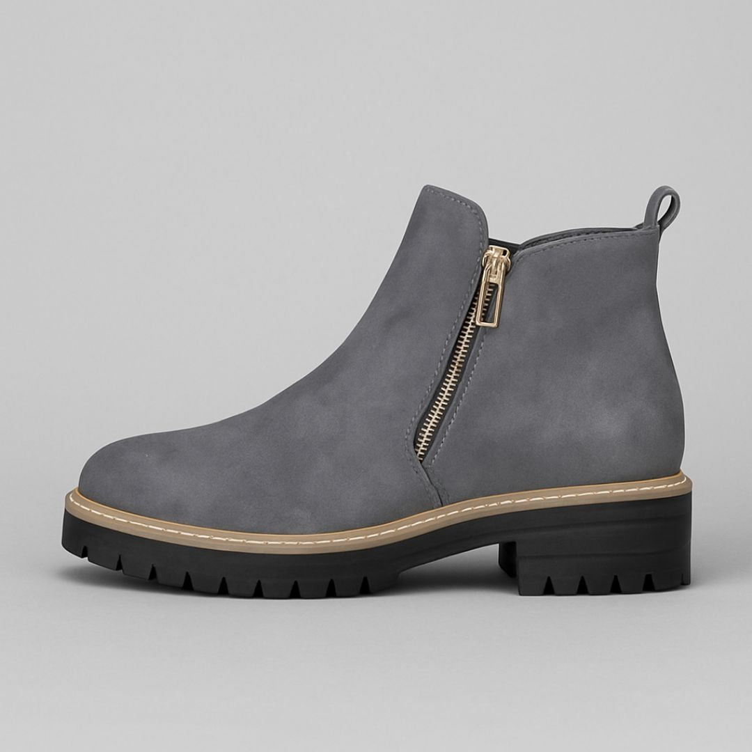 Calantha | Grey Suede Orthopedic Boots