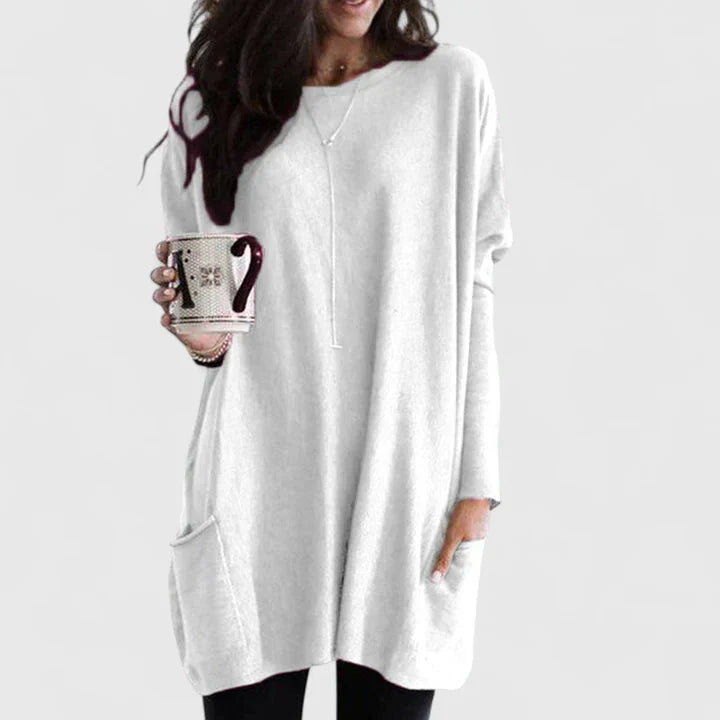 Calantha | Soft Blush Comfortable Tunic