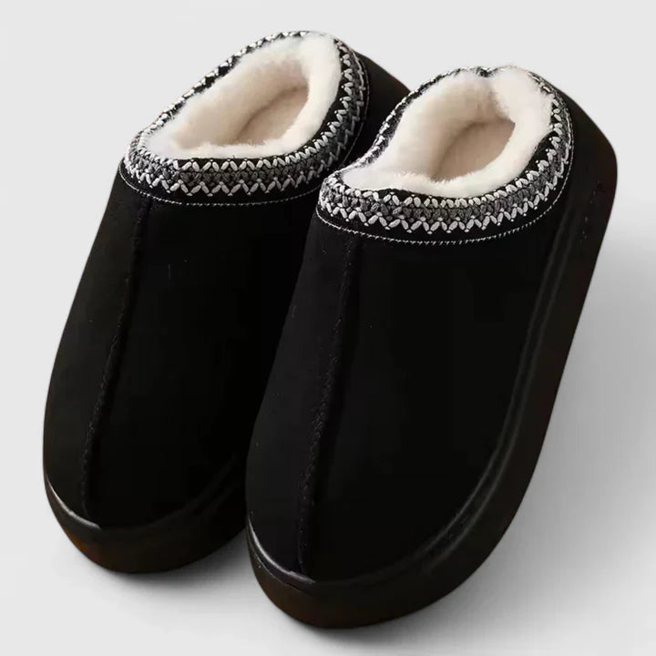 Alethea | Brown Suede Orthopedic Slippers
