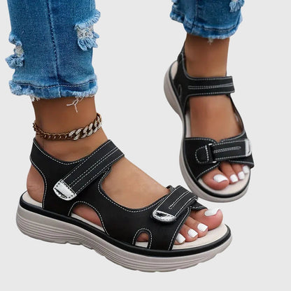 Alethea | Brown Comfortable Orthopedic Sandals