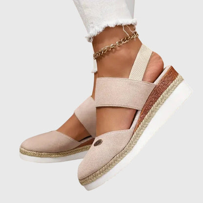 Beige Orthopedic Sandals