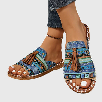 Calista | Multicolored Bohemian Orthopedic Sandals