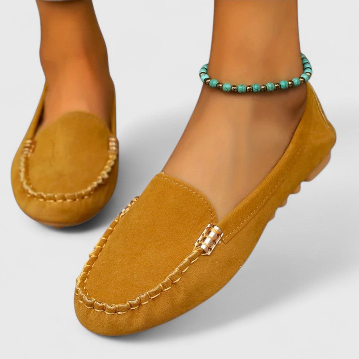 Calista | Turquoise Suede Orthopedic Loafer
