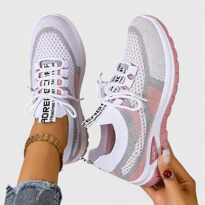 Calantha | Beige Multi-Color Orthopedic Sneakers