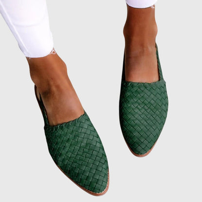 Calista | Woven Tan Orthopedic Sandals