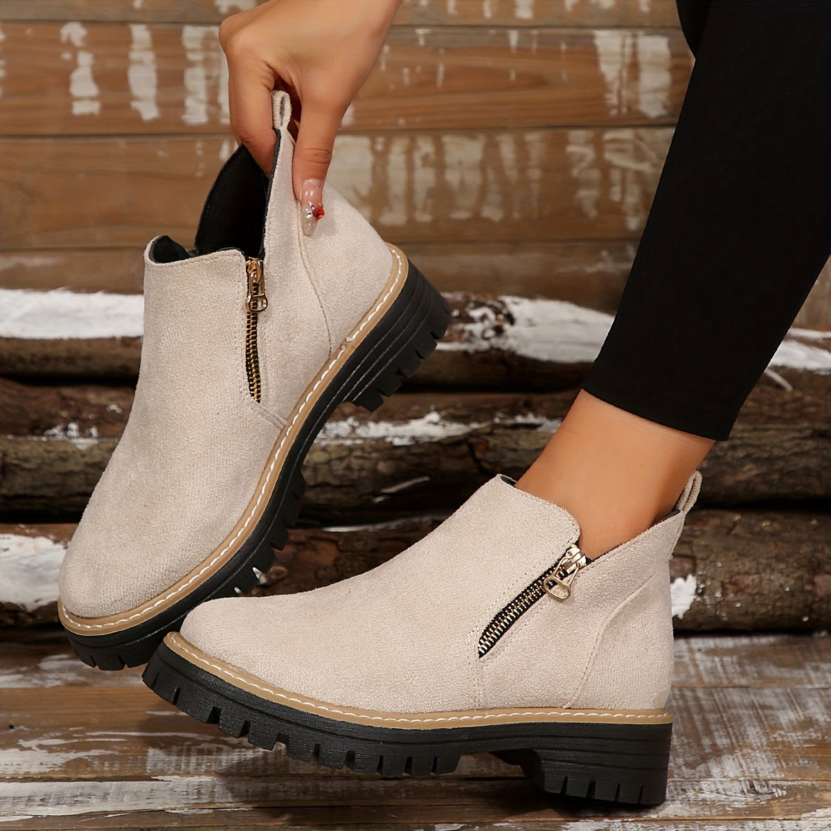 Calantha | Spotted Luxury Orthopedic Boots