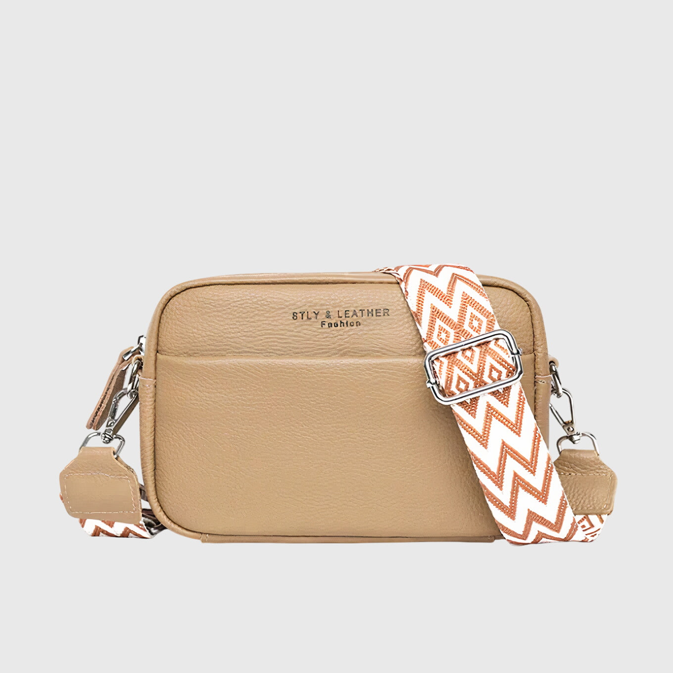 Willow | Women’s Classic Black Leather Shoulder Crossbody Bag