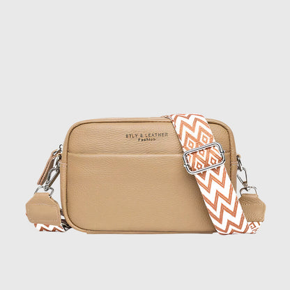 Willow | Women’s Classic Black Leather Shoulder Crossbody Bag