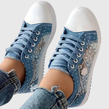 Calista | Blue Denim Orthopedic Sneakers
