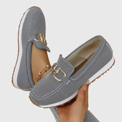 Calista | Blue Denim Orthopedic Loafers