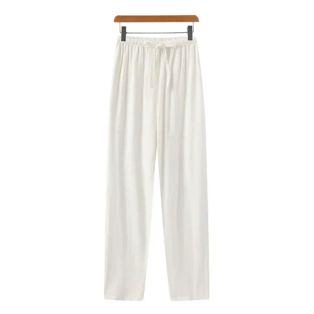 Beckett | Marrakech - Cream Linen Pants