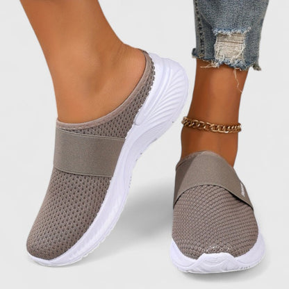 Calista | Beige Elastic Orthopedic Shoes