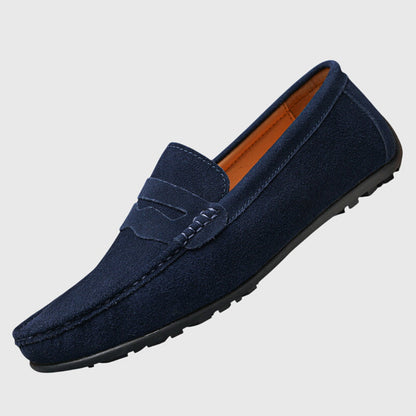 Calantha | Burgundy Suede Orthopedic Loafers