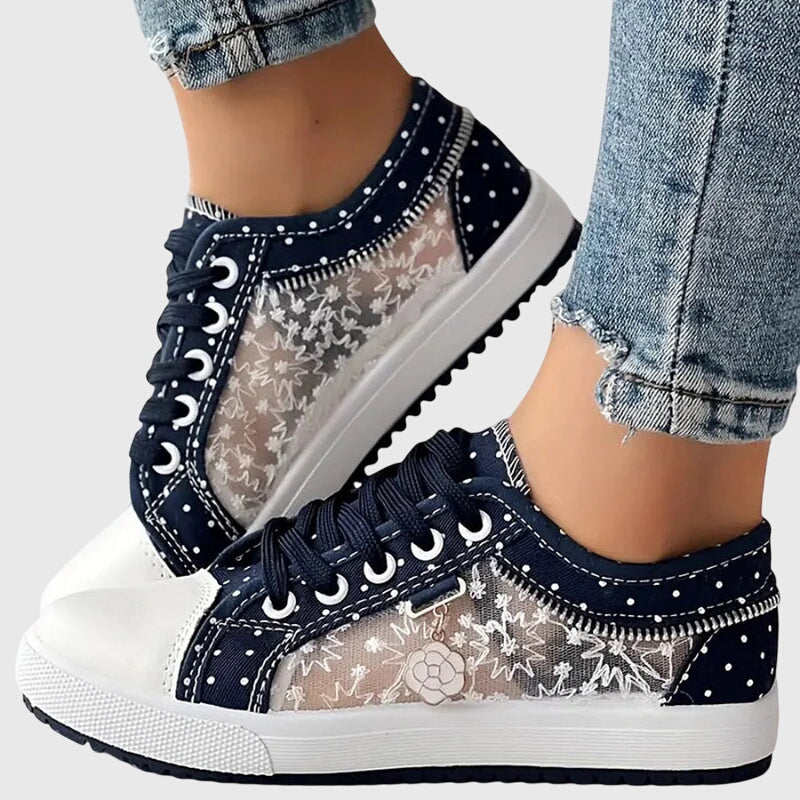 Calista | Blue Denim Orthopedic Sneakers