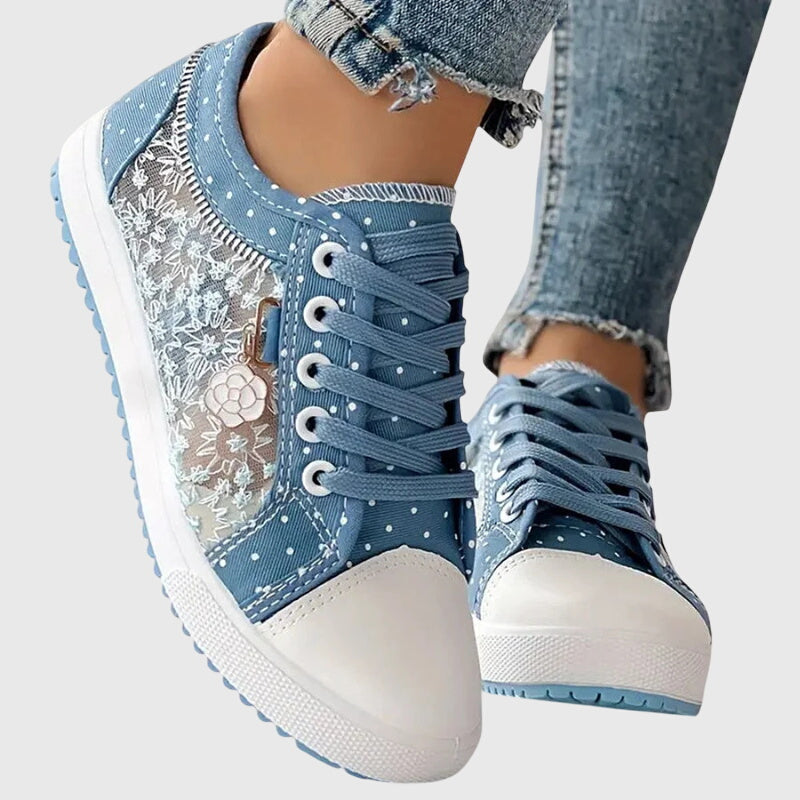 Calista | Blue Denim Orthopedic Sneakers