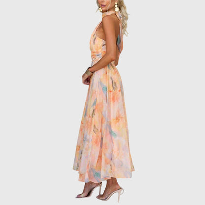 Aurora | Elegant Floral Maxi Dress