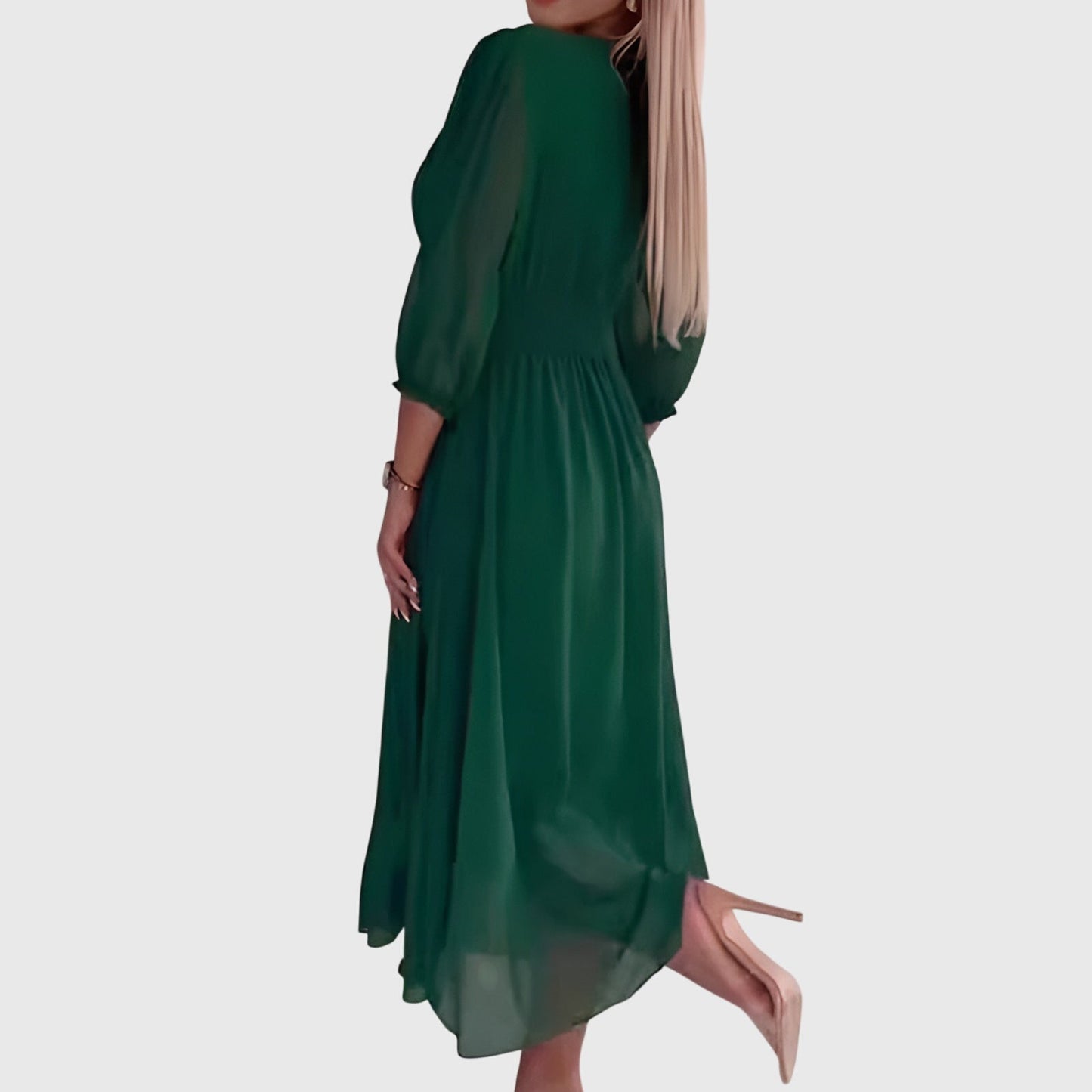 Astrid | Royal Blue Lightweight Silky Chiffon Dress