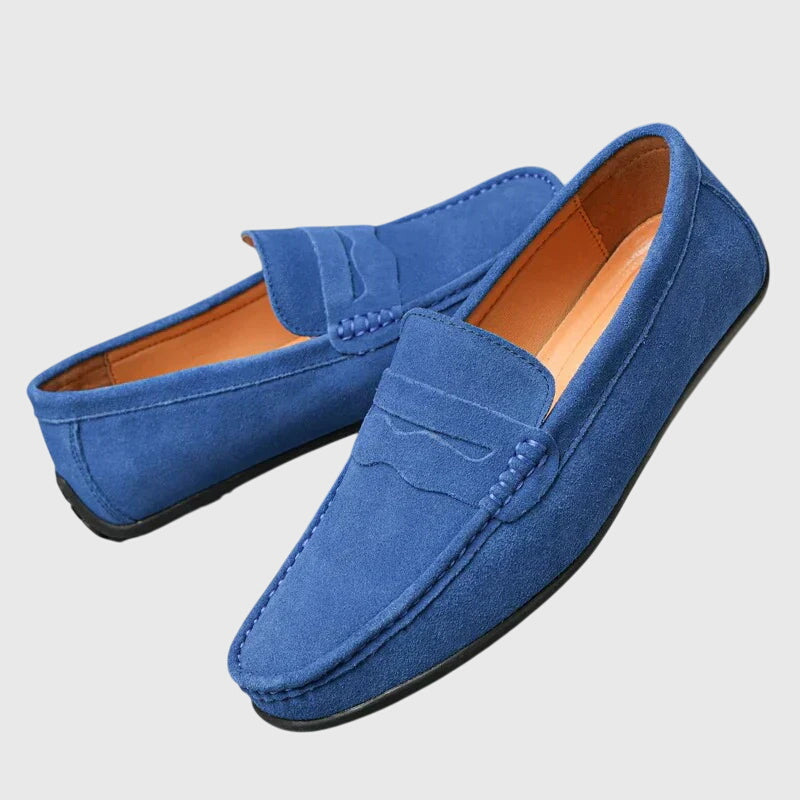 Calantha | Burgundy Suede Orthopedic Loafers