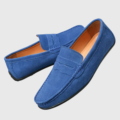 Calantha | Burgundy Suede Orthopedic Loafers