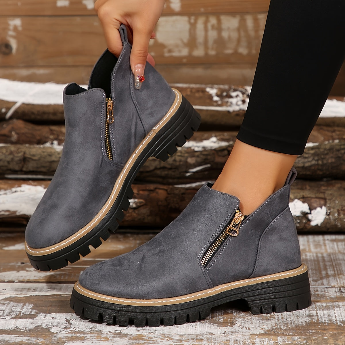 Calantha | Spotted Luxury Orthopedic Boots