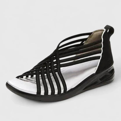Calantha | Elegant Blue Strappy Orthopedic Sandals
