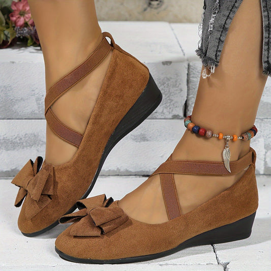 Calantha | Suede Strap Stylish Flats