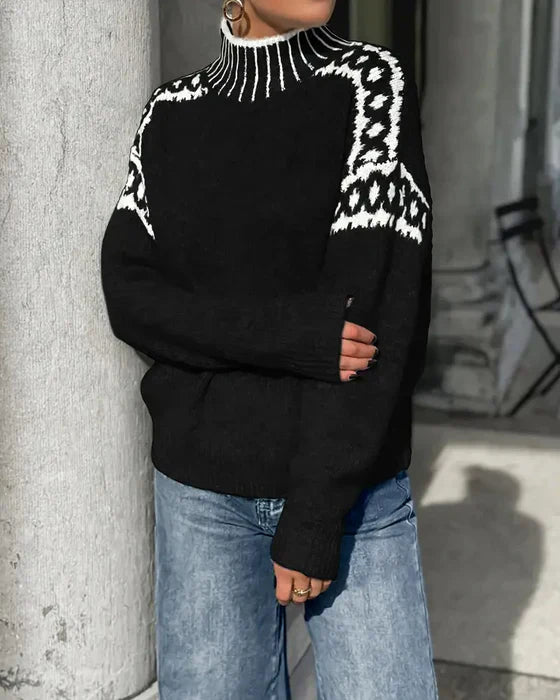 Astrid | Grey Elegant Knit Sweater