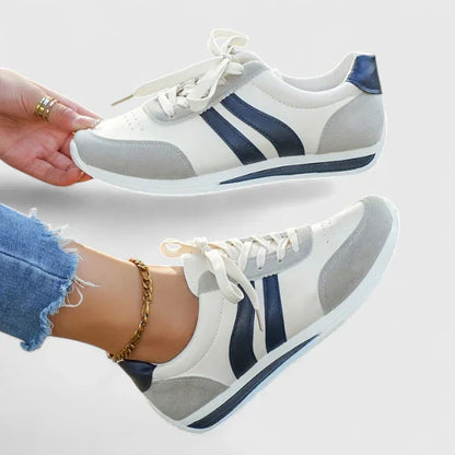 Calantha | White Pink Orthopedic Shoes
