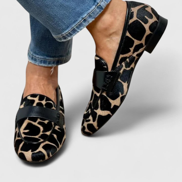 Calista | Animal Print Premium Orthopedic Loafers