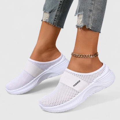 Calista | Beige Knit Orthopedic Shoes
