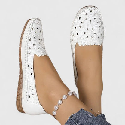 Calista | Exquisite White Elegant Sandals